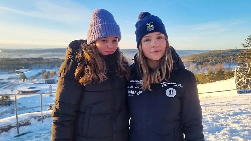 Jenny Forsberg och Larisa Avram. 
