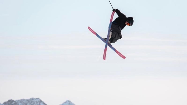 Victor Knutsen under världscupen i Stubai 2025 som blev inställd. Foto: @fisparkandpipe. 