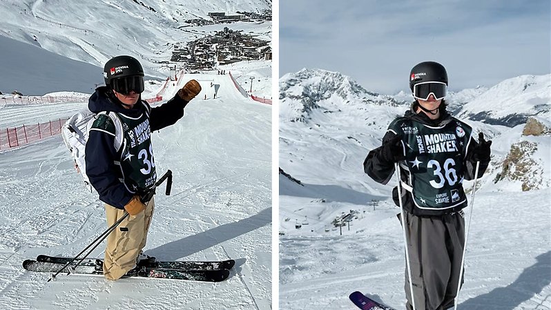 Martin Nordqvist och Victor Knutsen på plats i Tignes, Frankrike, för dubbla världscuptävlingar. 