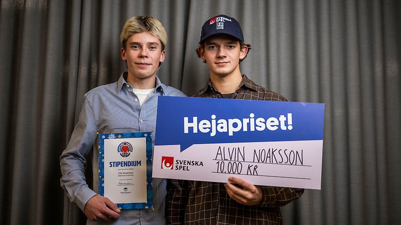 Fr.v. Vile Noaksson och Alvin Noaksson. Foto: Bildbyrån. 
